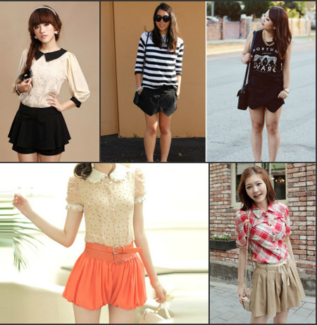 Quần giả váy cho cô nàng năng động