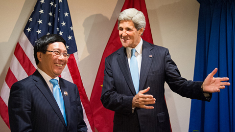 Ngoại trưởng Kerry mời PTT Phạm Bình Minh thăm Mỹ