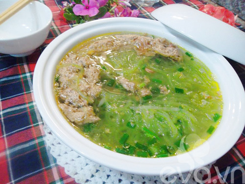Canh cua bí đao thanh mát cho ngày hè