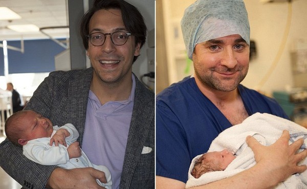 Hạnh phúc vỡ òa của những ông bố khi vợ vừa sinh con