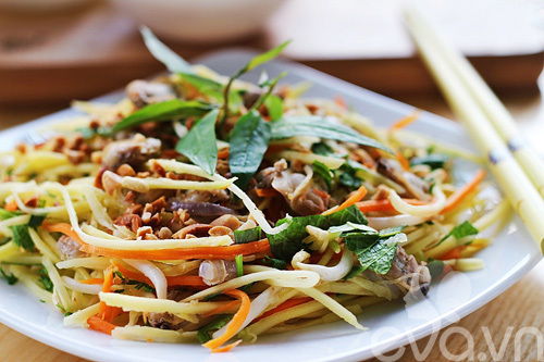 Nộm ngao lạ miệng cho ngày hè