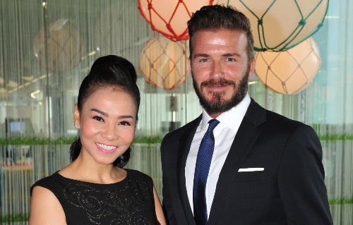 Thu Minh kể chi tiết về cuộc gặp gỡ David Beckham