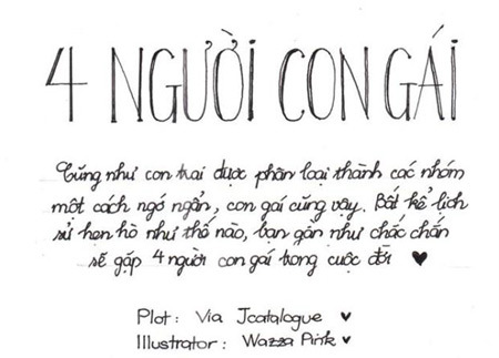 'Bốn người con gái bất kì đàn ông nào cũng hẹn hò'