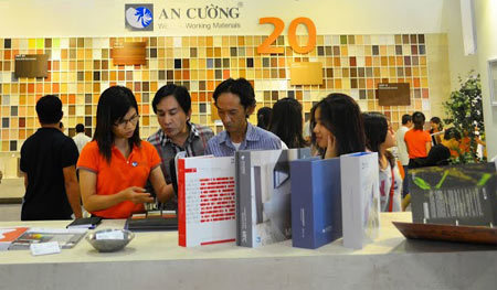 Xu hướng vật liệu mới “ghi điểm’’ trong Vietbuild 2014