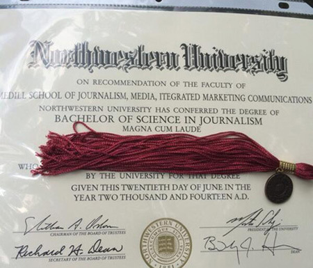 Trường báo viết sai tên trong bằng tốt nghiệp