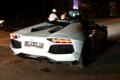 Lamborghini Aventador mui trần xuất hiện ở Quảng Ninh