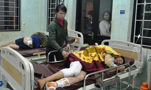 Bắn nhau vì tranh chấp đất, 2 người trọng thương