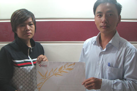 Hơn 43 triệu đồng đến với cô Thái Thị Hiếu