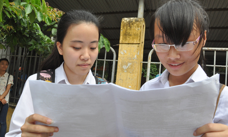 Đáp án chính thức khối B, C, D