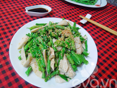 Đỗ xào mề chay cho ngày rằm