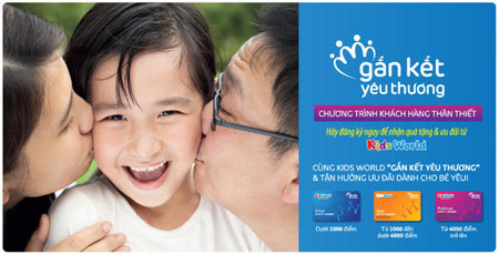 Phát hành thẻ khách hàng thân thiết Kids World