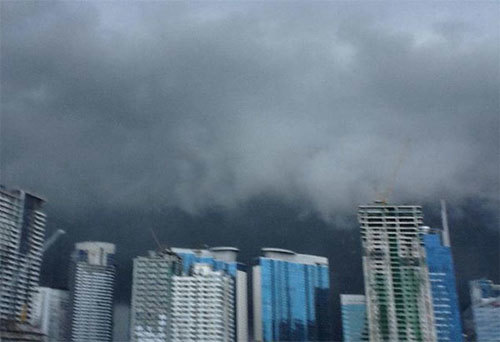 Siêu bão Rammasun tấn công Philippines