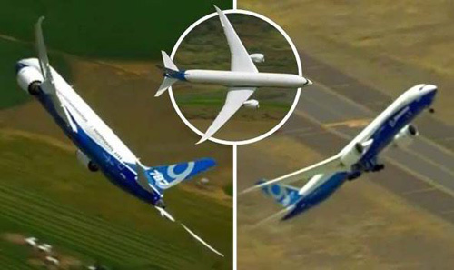 Kinh hãi máy bay chở khách lộn nhào như chiến đấu cơ