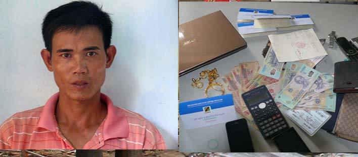Trộm tiền rồi đưa vợ… gửi ngân hàng