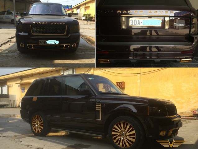Đại gia đất Quảng mạ vàng Range Rover
