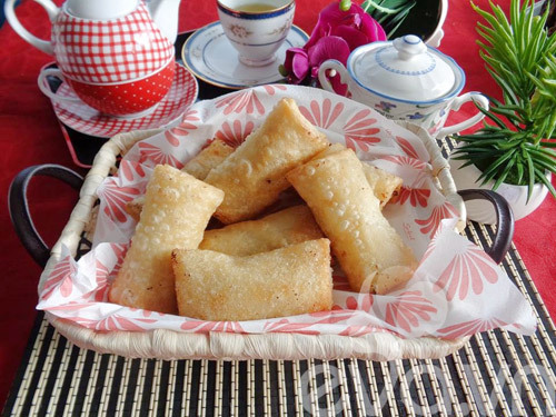 Bánh rán sầu riêng ăn là nghiền
