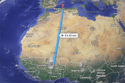 Hình ảnh vụ tai nạn máy bay Algeria