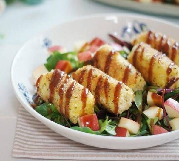 Cách làm salad khoai tây kiểu mới đẹp mắt lạ miệng
