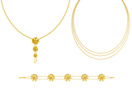 DOJI ưu đãi lớn trang sức vàng ta 24K độc đáo