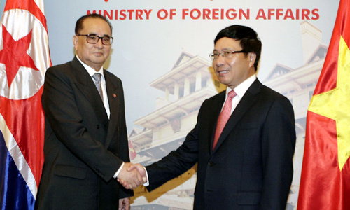 VN-Triều Tiên bàn về Biển Đông