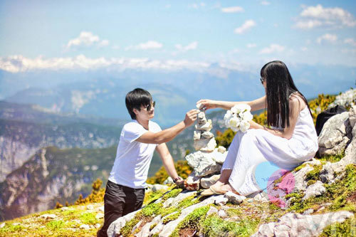 Tình yêu trên đường phượt của đôi 