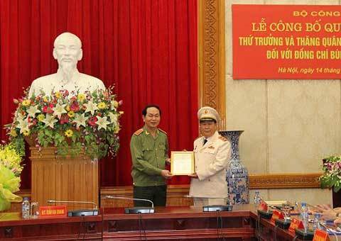 Trung tướng Bùi Văn Thành giữ chức Thứ trưởng Bộ Công an