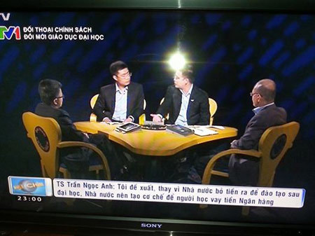 VTV đối thoại giáo dục cùng nhóm GS Ngô Bảo Châu