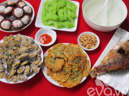 Bữa ăn 124.000 đồng nhiều món hấp dẫn