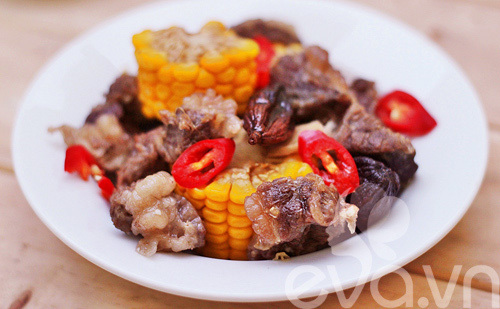 Thịt bò kho ngô ngọt ngon cơm