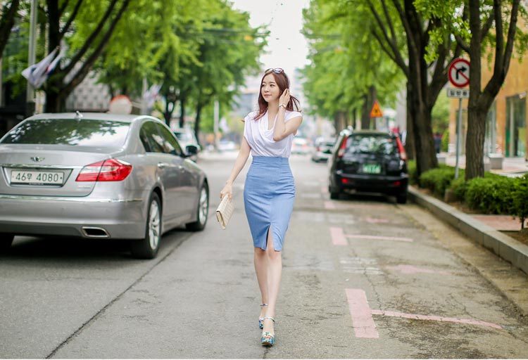 TỔNG HỢP mẫu chân váy bút chì Hàn Quốc đẹp HÚT HỒN các nàng
