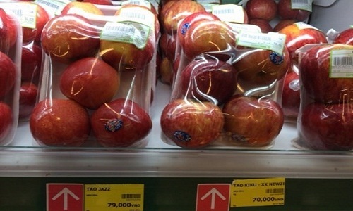 Việt Nam nhập hàng chục ngàn tấn táo Úc, New Zealand