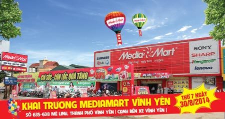 Sắp có siêu thị MediaMart thứ 15 ở Vĩnh Phúc