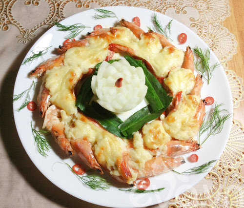 Tôm nướng phô mai ngon khó cưỡng