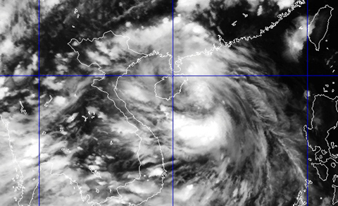 Xuất hiện vùng áp thấp trên biển Đông