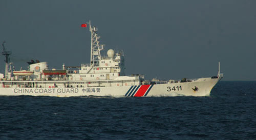 Đang xác minh tin tàu hải cảnh TQ vào Trường Sa
