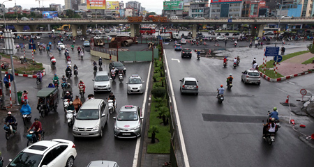 Tuyến huyết mạch Thủ đô trước giờ cấm ô tô