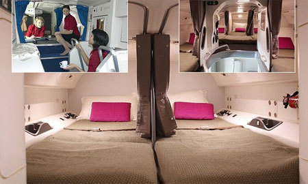 Tiết lộ góc bí mật trên máy bay chở khách