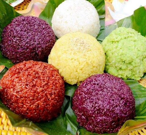 Đĩa xôi thơm từ sắc màu Tây Bắc