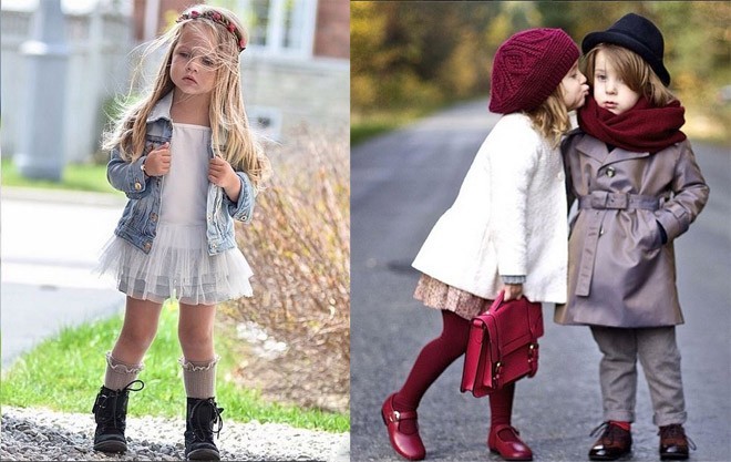 Street style mùa thu ngọt ngào của nhóc tỳ thế giới