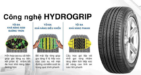 Lốp bám đường, phanh vượt trội