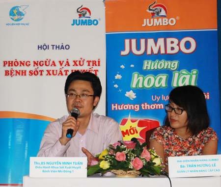 Nhãn hàng Jumbo cùng người dân ngăn chặn bệnh sốt xuất huyết