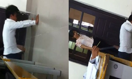 Sự thật clip giảng viên phạt sinh viên hít đất?