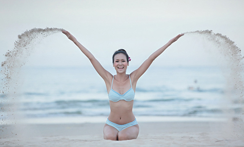 Gái hai con Vbiz mặc bikini đẹp ngỡ ngàng