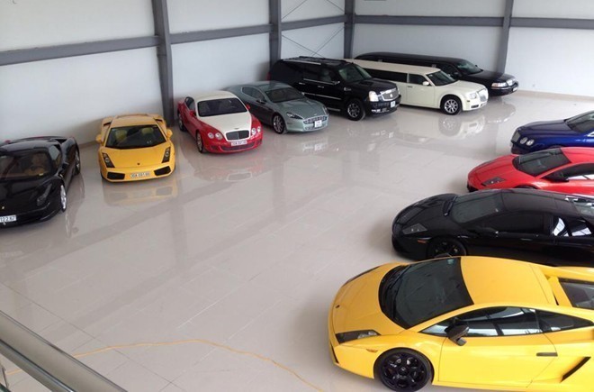 Những garage xe khủng của đại gia Việt