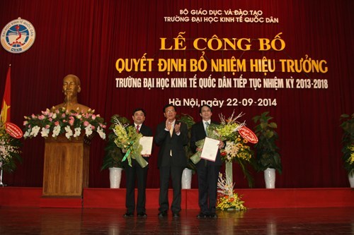 Trường ĐH Kinh tế quốc dân có hiệu trưởng mới