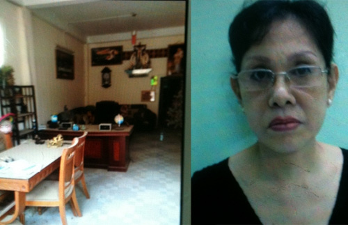 'Bóng ma' xõa tóc trong ngôi biệt thự hoang