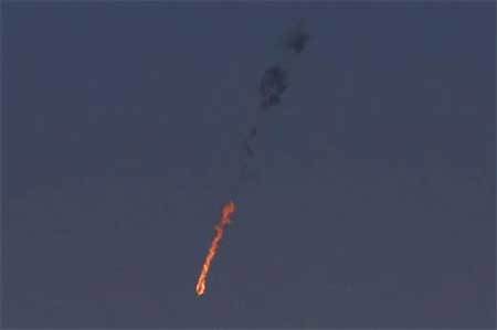 Israel bắn rơi máy bay chiến đấu Syria