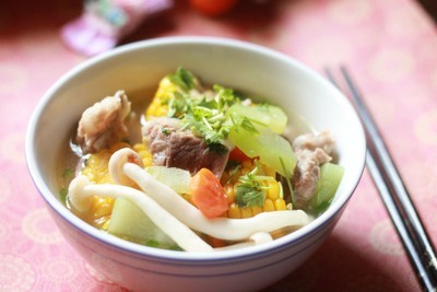 Canh sườn ngũ sắc - cả nhà tấm tắc!