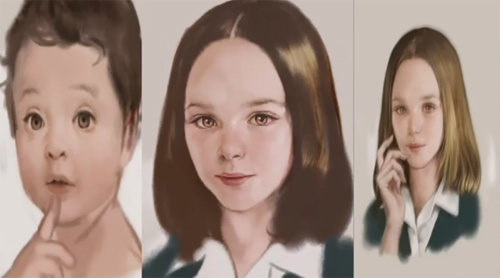 Khắc hoạ 80 năm cuộc đời người phụ nữ qua tranh vẽ tay