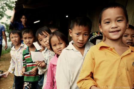 Hơn 200 triệu đồng đến với trẻ em Cao Thượng, Bắc Kạn